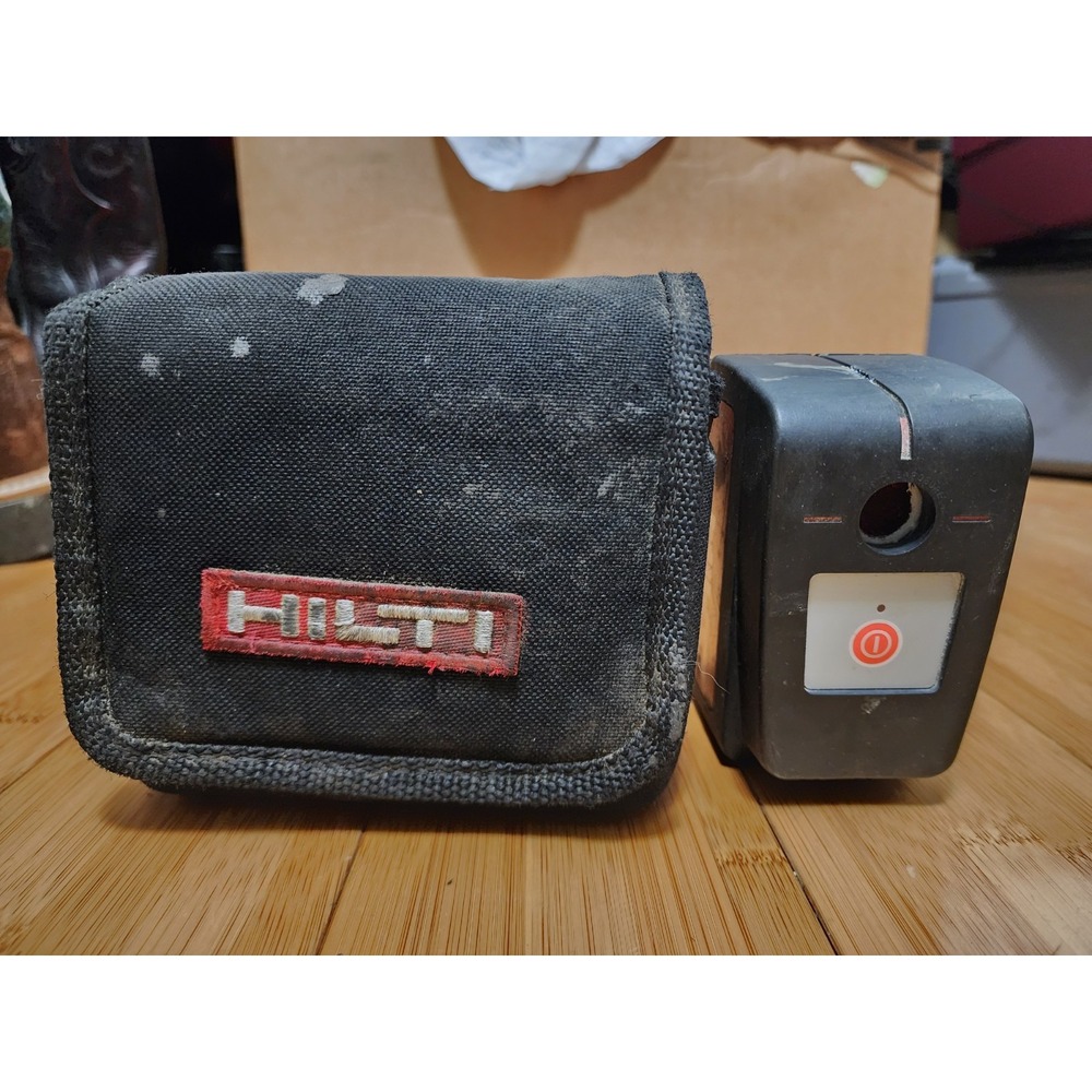 Hilti PMP 32 Self-Leveling Plumb Laser Level w/ Soft Case TESTED, WORKING